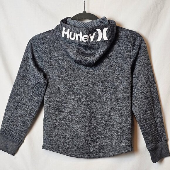 Gray Heathered Hurley Hoodie for Boys - Picture 2 of 6